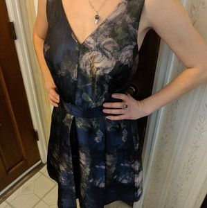 Adelyn Rae Fit and Flare Floral Dress